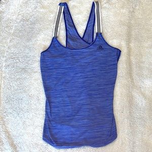 Adidas keyhole back crisscross tank